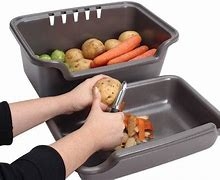 CURVER AARDAPPELSCHILBAK ZILVER 401X290X245 (04965-108-43)